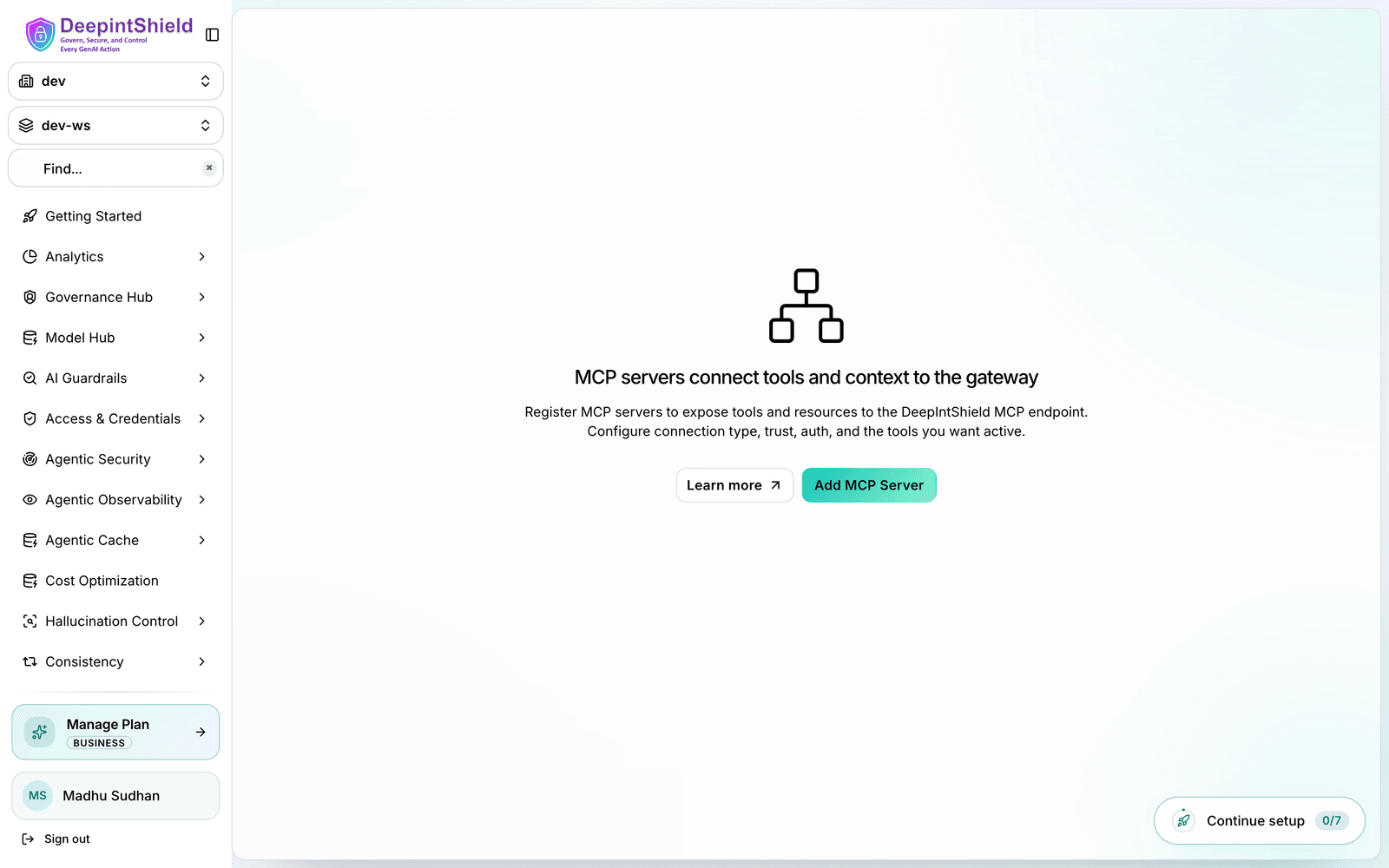 MCP Client Configuration and Tools